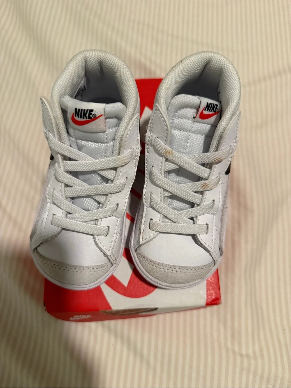 Nike Kids Blazer White High-Top Sneakers